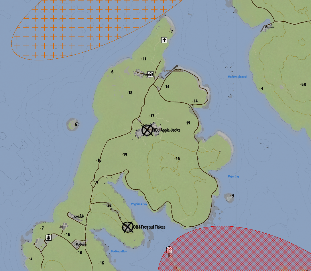 Operation Fractured Bolt OPORD Map 2